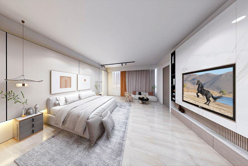 jeden z pokoi w luksusowym apartamencie na sprzedaż Dominikana Bavaro