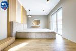 imponująca sypialnia w ekskluzywnym apartamencie na sprzedaż Katowice okolice