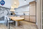 zbliżenie na kuchnię w luksusowym apartamencie na sprzedaż Katowice okolice