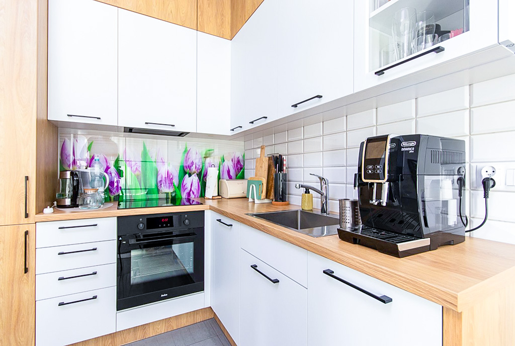 gustowna kuchnia w luksusowym apartamencie na sprzedaż Szczecin
