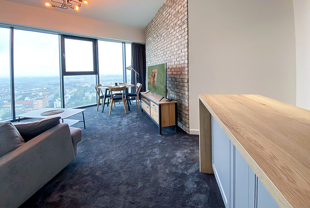 spektakularny widok z ekskluzywnego apartamentu do wynajecia Szczecin