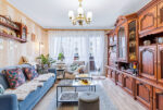elegancki salon w ekskluzywnym apartamencie do sprzedaży Gdynia (okolice)