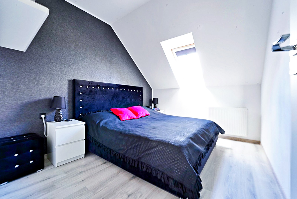 fragment sypialni w luksusowym apartamencie na sprzedaż Gorzów Wielkopolski