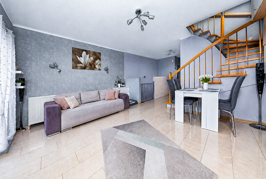 elegancki salon w ekskluzywnym apartamencie do sprzedaży Poznań (okolice)