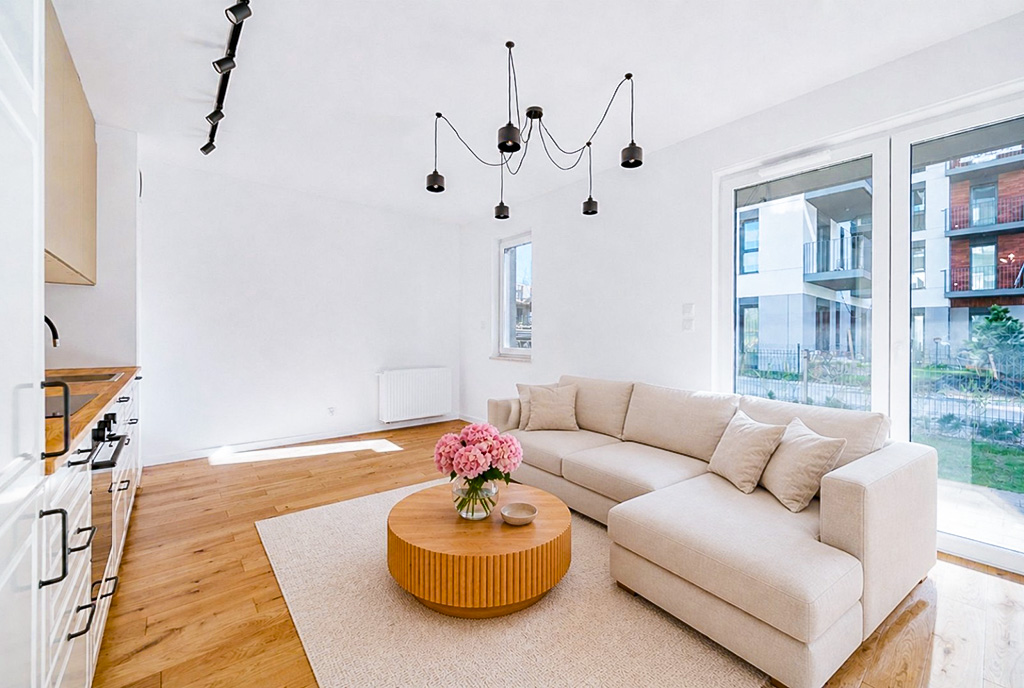 fragment jednego z pokoi w ekskluzywnym apartamencie na sprzedaż Gdańsk