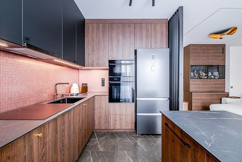 nowoczesna kuchnia w luksusowym apartamencie na sprzedaż Gdańsk