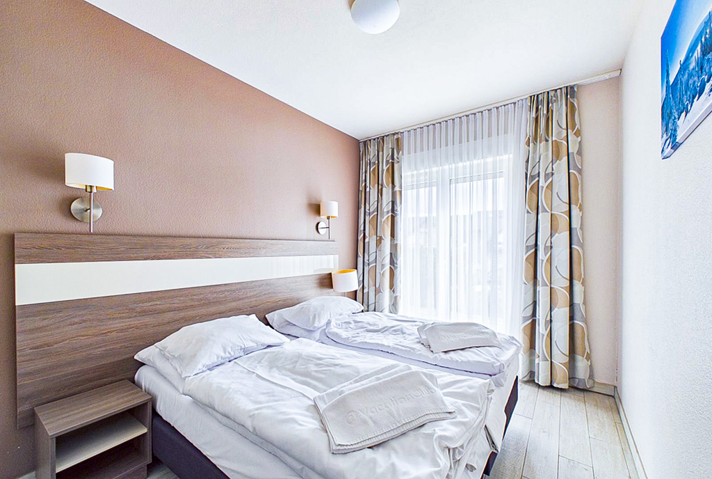 zaciszna sypialnia w ekskluzywnym apartamencie na sprzedaż Kłodzko (okolice) 