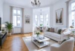 elegancki salon w ekskluzywnym apartamencie do sprzedaży Poznań
