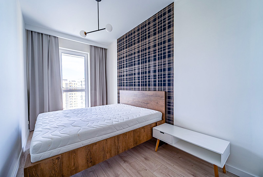 fragment sypialni w ekskluzywnym apartamencie na wynajem Elbląg