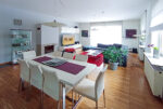 jadalnia oraz salon w ekskluzywnej willi do wynajęcia Poznań (okolice)