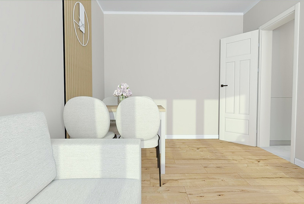Projekt wnętrza luksusowego apartamentu na sprzedaż Elbląg
