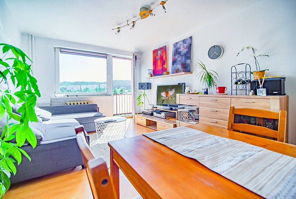 jeden z pokoi w luksusowym apartamencie do sprzedaży Gdańsk