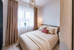 zaciszna sypialnia w ekskluzywnym apartamencie do sprzedaży Gdańsk