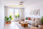 Przykładowa aranżacja salonu w ekskluzywnym apartamencie do sprzedaży Katowice (okolice)