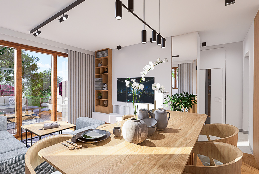 imponujące wnętrze ekskluzywnego apartamentu do sprzedaży Mielec