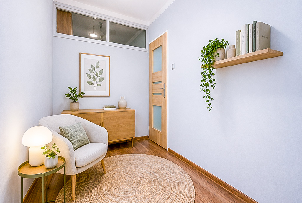 Jeden z pokoi w ekskluzywnym apartamencie do sprzedaży Oświęcim