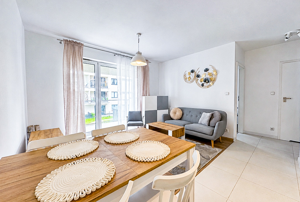 fragment komfortowego wnętrza luksusowego apartamentu do wynajmu Gdynia (okolice)