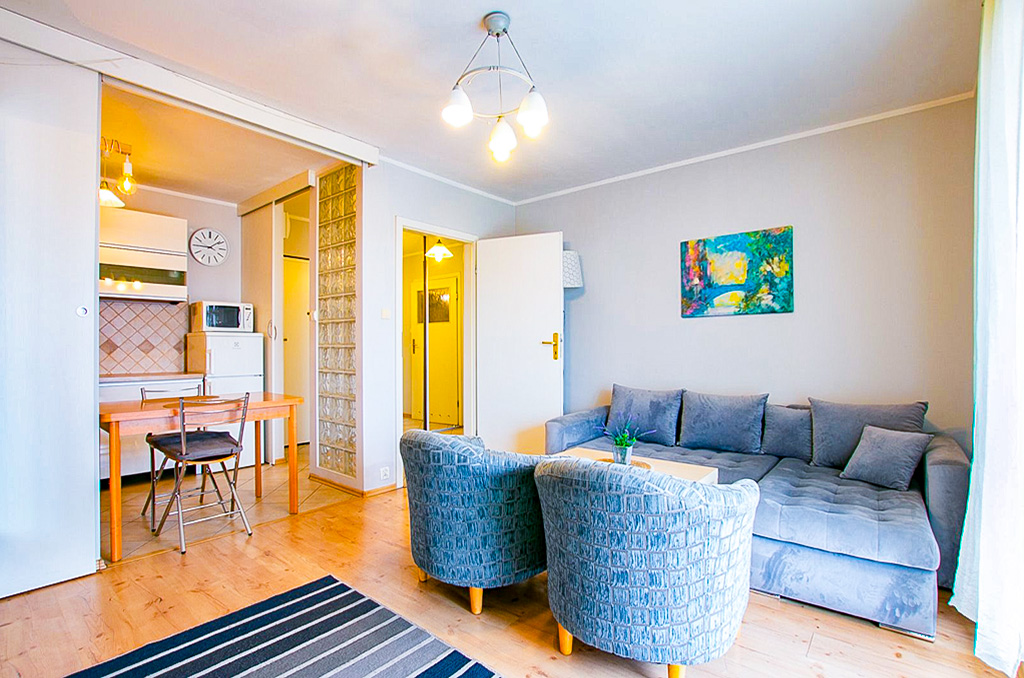 nowoczesna aranżacja wnętrza ekskluzywnego apartamentu do wynajęcia Poznań