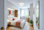 elegancka sypialnia w ekskluzywnym apartamencie na sprzedaż Białystok