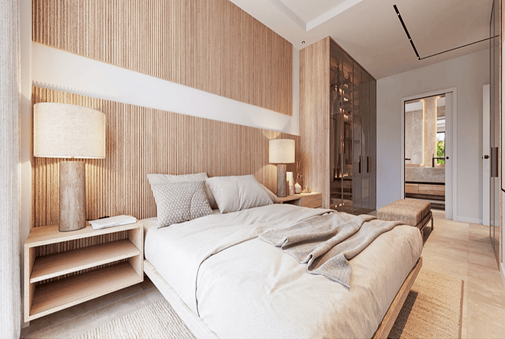 Prestiżowa sypialnia w luksusowym apartamencie na sprzedaż Hiszpania (Estepona West)