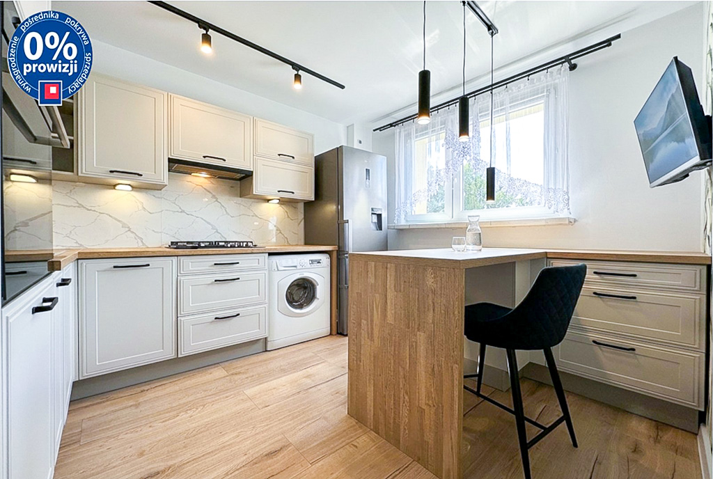 Kuchnia i jadalnia w luksusowym apartamencie na sprzedaż Katowice okolice