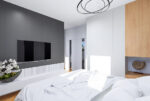 Imponująca sypialnia w ekskluzywnym apartamencie do sprzedaży Mielec.