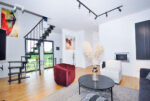 Designerski salon w ekskluzywnym apartamencie do sprzedaży Piotrków Trybunalski (okolice)