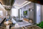Futurystyczne wnętrze ekskluzywnego apartamentu do sprzedaży Turcja (Alanya)