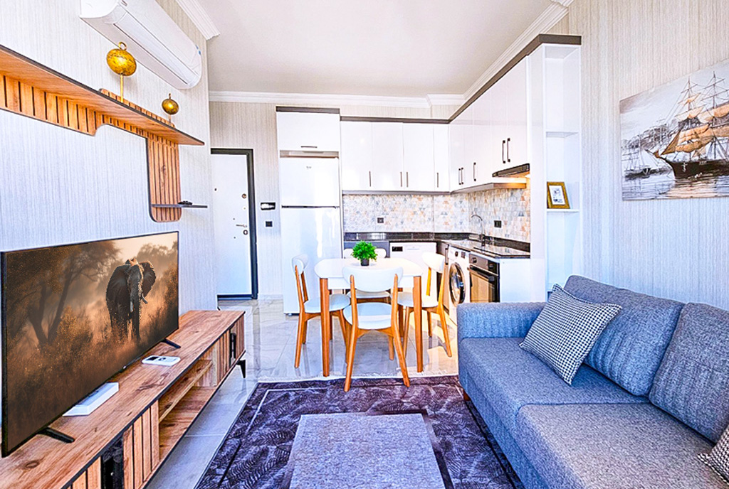 Imponujące wnętrze luksusowego apartamentu na sprzedaż Turcja (Alanya)