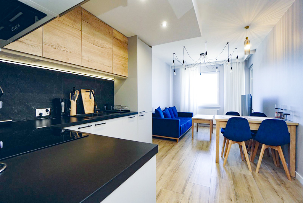 Designerskie wnętrze ekskluzywnego apartamentu do wynajęcia Konin