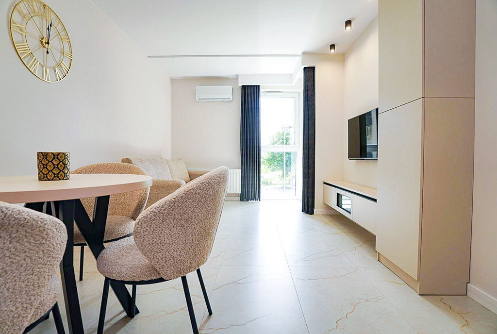 Modne wnętrze luksusowego apartamentu do wynajęcia Piotrków Trybunalski