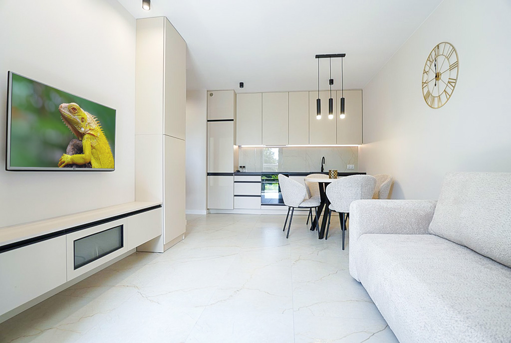 Designerskie wnętrze luksusowego apartamentu do wynajmu Piotrków Trybunalski