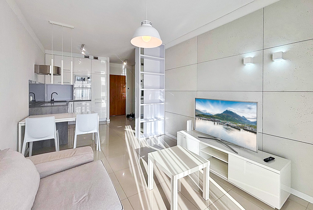 Zaprojektowane zgodnie z najnowszymi trendami wnętrze ekskluzywnego apartamentu do wynajęcia Szczecin
