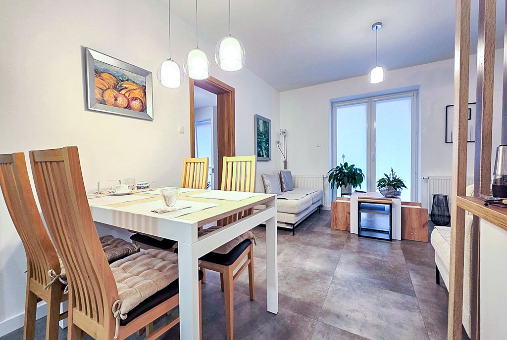 Komfortowe wnętrze ekskluzywnego apartamentu do sprzedaży Bielsko Biała okolice.