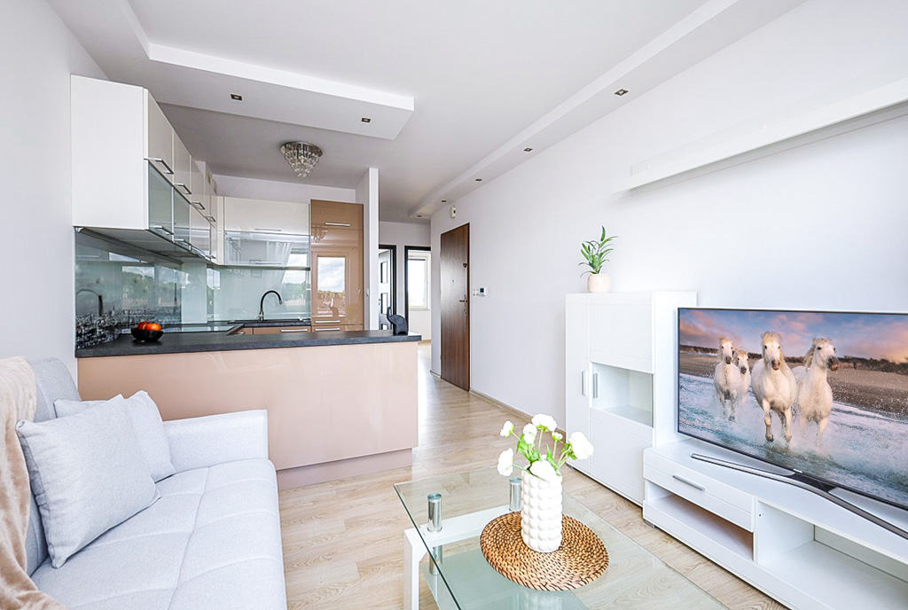 Imponujący projekt wnętrza ekskluzywnego apartamentu do sprzedaży Gdynia okolice.