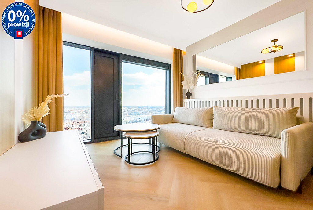 zbliżenie na pokój dzienny w ekskluzywnym apartamencie do sprzedaży Katowice