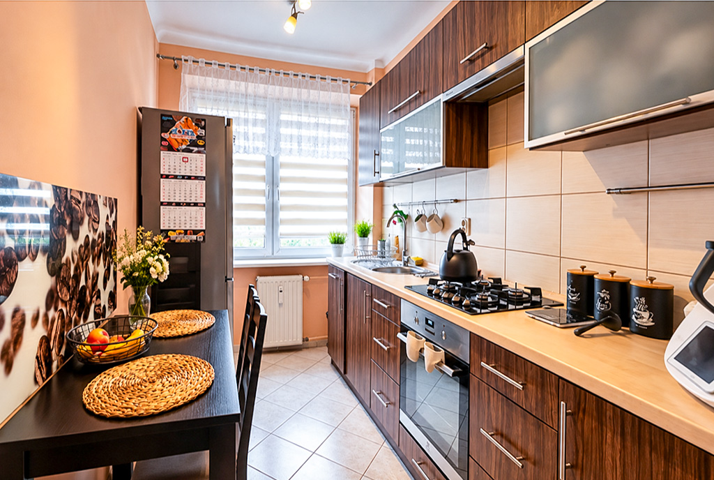 zabudowana kuchnia w ekskluzywnym apartamencie do sprzedaży Kalisz