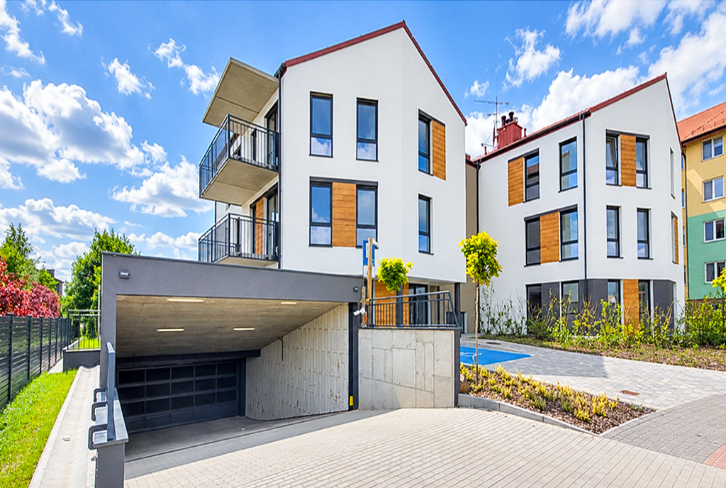 prestiżowe osiedle, na którym znajduje się oferowany na sprzedaż ekskluzywny apartament Kwidzyn