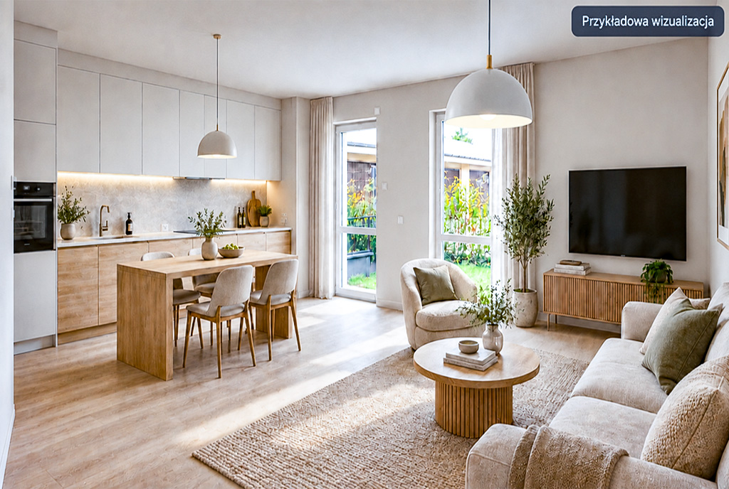 imponujące wnętrze luksusowego apartamentu na sprzedaż Kwidzyn