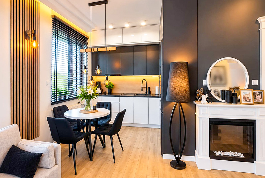 wytworne wnętrze ekskluzywnego apartamentu na sprzedaż Łódź (okolice)