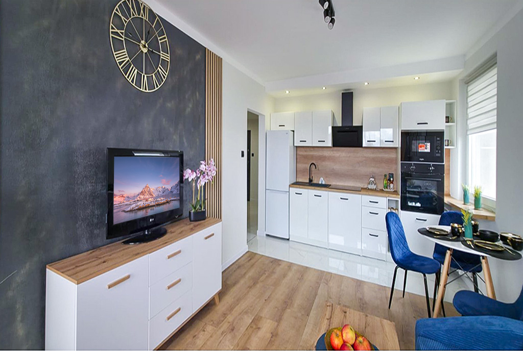imponujące wnętrze luksusowego apartamentu na sprzedaż Zielona Góra