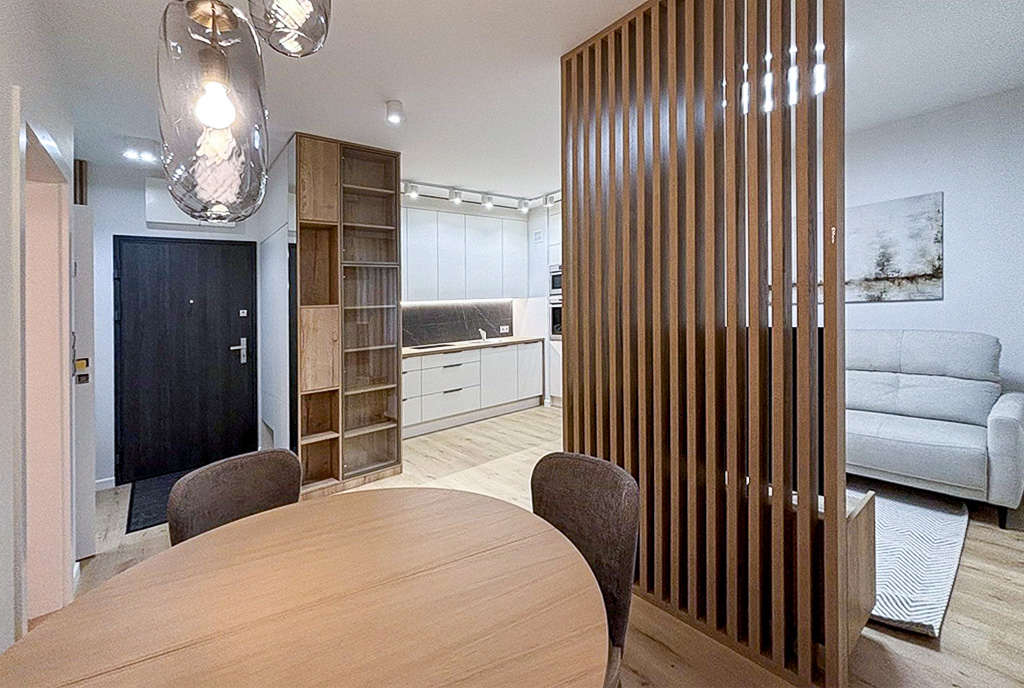 nowoczesne wnętrze ekskluzywnego apartamentu do wynajęcia Szczecin