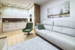 aneks kuchenny w luksusowym apartamencie do wynajmu Szczecin