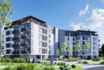 nowoczesne osiedle na którym znajduje się oferowany do sprzedaży ekskluzywny apartament Rzeszów (okolice)