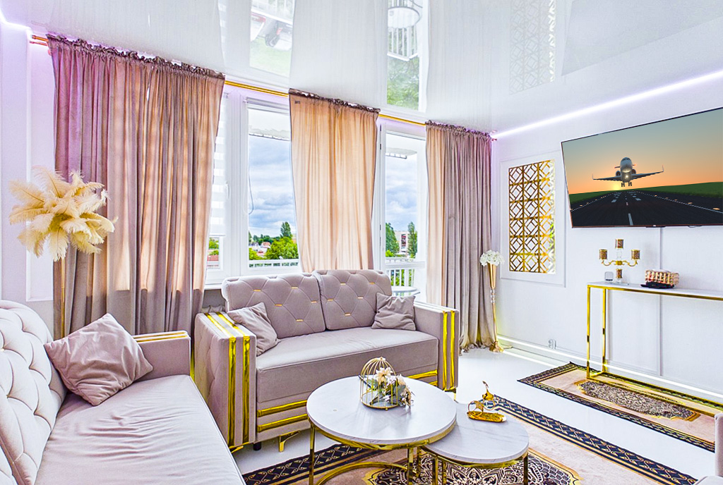 prestiżowy salon w ekskluzywnym apartamencie na sprzedaż Zielona Góra (okolice)