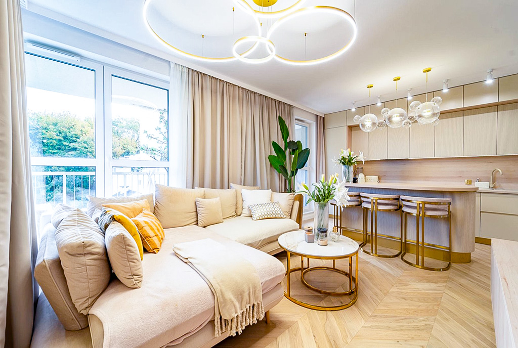 nowoczesne wnętrze ekskluzywnego apartamentu do sprzedaży Elbląg