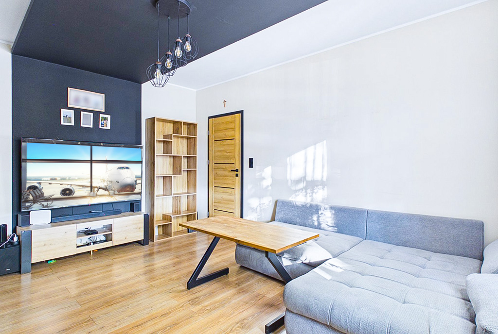 designerski salon w ekskluzywnym apartamencie na sprzedaż Ostrów Wielkopolski