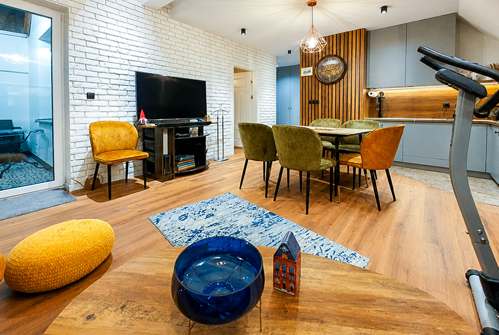 eleganckie wnętrze ekskluzywnego apartamentu do wynajęcia Kwidzyn