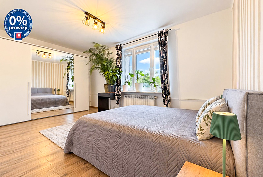 wytworna sypialnia w ekskluzywnym apartamencie do sprzedaży Katowice (okolice)