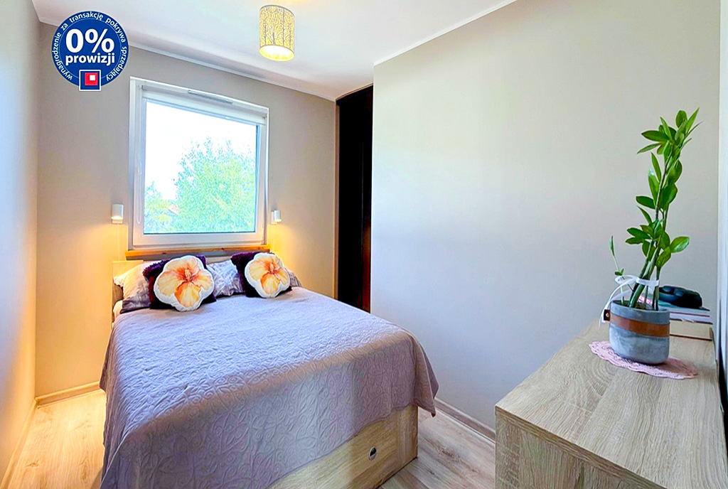 zaciszna sypialnia w ekskluzywnym apartamencie na sprzedaż Katowice (okolice)